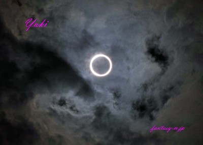 金環日食　2012年5月21日　午前7時34分