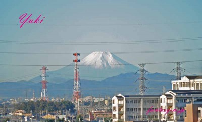 富士山に雪が　2012.10.24