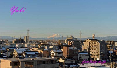 今朝の富士山　2013.01.19