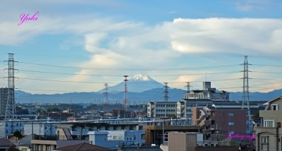 雪が少し富士山　10月23日